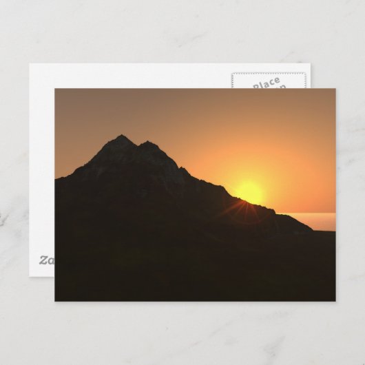 Postkarte "Hawaiian Sunset" (Vorne/Hinten)
