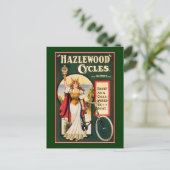 Postkarte:  Hazlewood Zyklen - Vintages Fahrrad Postkarte (Stehend Vorderseite)