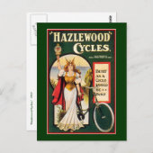 Postkarte:  Hazlewood Zyklen - Vintages Fahrrad Postkarte (Vorne/Hinten)