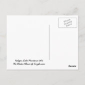Postkarte Hebgen Lake Montana (Rückseite)