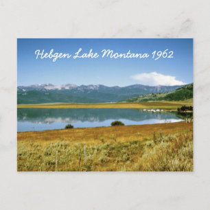 Postkarte Hebgen Lake Montana