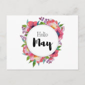 Postkarte Hello May (Vorderseite)