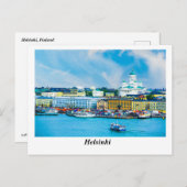 Postkarte Helsinki (Vorne/Hinten)