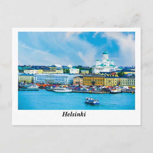 Postkarte Helsinki (Vorderseite)