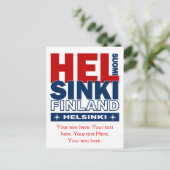 Postkarte Helsinki - individuell anpassbar (Stehend Vorderseite)