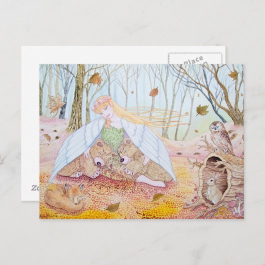 Postkarte "Herbst Breeze" (Vorne/Hinten)