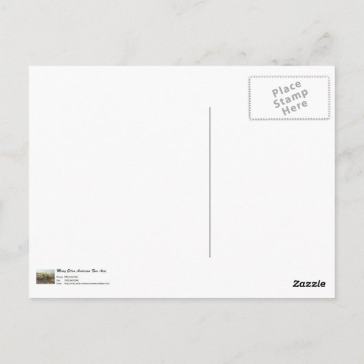 Postkarte - Herbstreflektionen, Kaskaden (Rückseite)