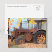 Postkarte "Herbstrost" (Vorne/Hinten)