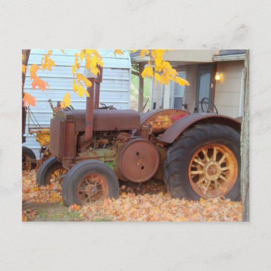 Postkarte "Herbstrost" (Vorderseite)