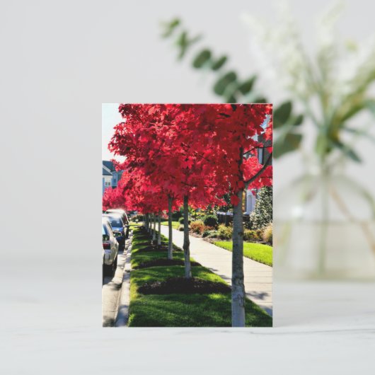 Postkarte Herbstvormittag (Stehend Vorderseite)