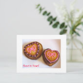 Postkarte Herz-zu-Herz (Stehend Vorderseite)