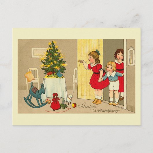 Postkarte "Herzlichen Weihnachtsgruss" (Vorderseite)