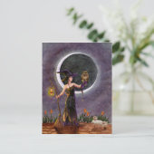 Postkarte "Hester and the Owl" (Stehend Vorderseite)