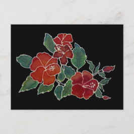 Postkarte - Hibiskus Blossom