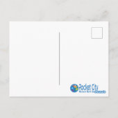 Postkarte - Hier wird es heiß (Rückseite)