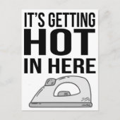 Postkarte - Hier wird es heiß (Vorderseite)