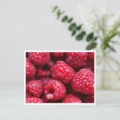 Postkarte - Himbeeren (Stehend Vorderseite)