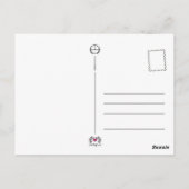 Postkarte - Hippo - Füllen Sie sich aus - Nilpferd (Rückseite)