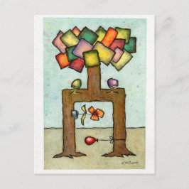 Postkarte "Hochzeitsbaum"