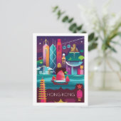 Postkarte Hongkong (Stehend Vorderseite)