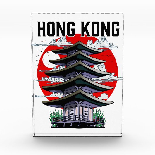 Postkarte Hongkong Fotoblock (Vorderseite)