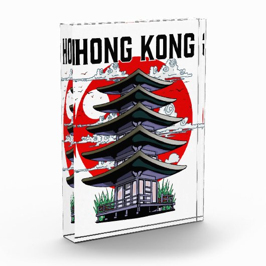 Postkarte Hongkong Fotoblock (Links)