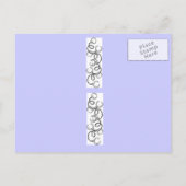 Postkarte "Hören Sie, Sie sind in eine geschlossen (Rückseite)