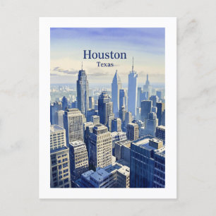 Postkarte Houston Texas