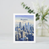 Postkarte Houston Texas (Stehend Vorderseite)