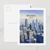 Postkarte Houston Texas (Vorne/Hinten)
