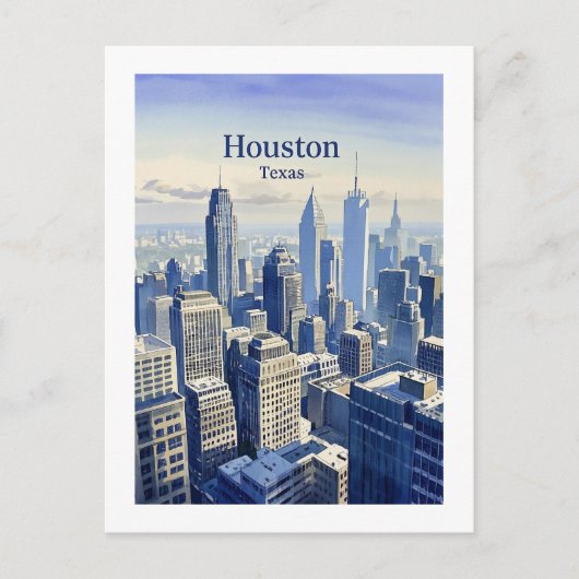 Postkarte Houston Texas (Vorderseite)