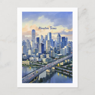 Postkarte Houston Texas