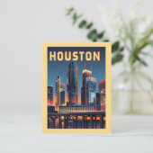 Postkarte Houston Texas (Stehend Vorderseite)