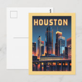 Postkarte Houston Texas (Vorne/Hinten)