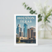 Postkarte Houston Texas (Stehend Vorderseite)