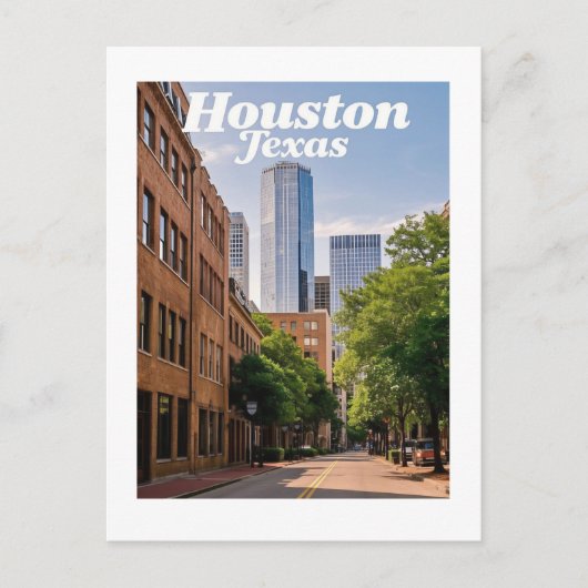 Postkarte Houston Texas (Vorderseite)