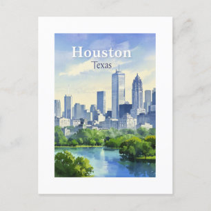 Postkarte Houston Texas