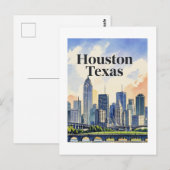 Postkarte Houston Texas (Vorne/Hinten)