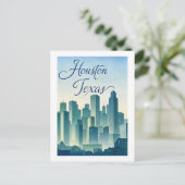 Postkarte Houston Texas (Stehend Vorderseite)