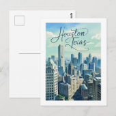 Postkarte Houston Texas (Vorne/Hinten)