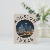 Postkarte Houston Texas (Stehend Vorderseite)
