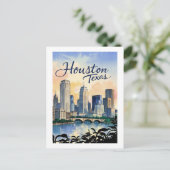 Postkarte Houston Texas (Stehend Vorderseite)