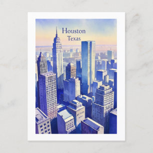 Postkarte Houston Texas