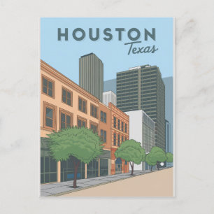 Postkarte Houston Texas
