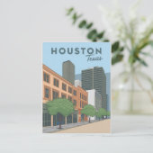 Postkarte Houston Texas (Stehend Vorderseite)