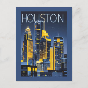 Postkarte Houston Texas