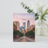 Postkarte Houston Texas (Stehend Vorderseite)