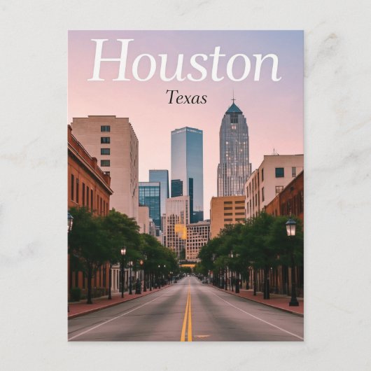 Postkarte Houston Texas (Vorderseite)