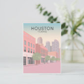 Postkarte Houston Texas (Stehend Vorderseite)