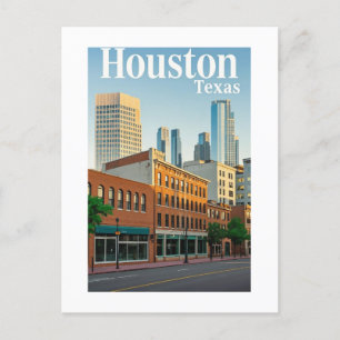 Postkarte Houston Texas